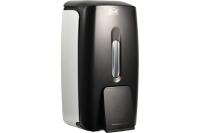 Диспенсер для жидкого мыла пластик. Puff-8120Bl, черный, 0,8 л.