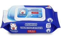 Влажная туалетная бумага 70шт INSHIRO  водорастворимая (1/24)