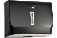 Диспенсер бумажных полотенец Puff-5130Bl, черный, с замком, ABS-пластик