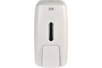 Дозатор для жидкого мыла пластик. Puff-8120, белый,0,8 л.