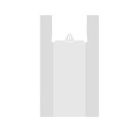 Пакет майка белый, средний 30х55 (1/100/3000)