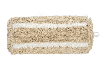 Моп бежевый комби хлопок+микрофибра 40 см