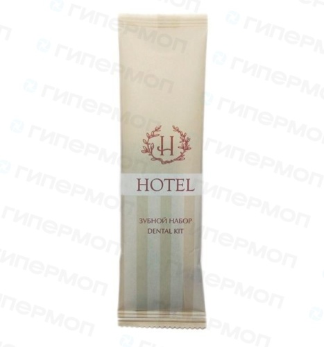 Hotel Зубной набор флоупак, паста 4 г,зубная щетка 14 см. (1/350)