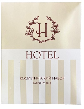 Hotel Косметический набор в картоне, 3 ват.пал. 2 ват.диска (1/400)