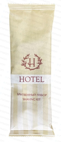Hotel Бритвенный набор VIP флоупак, крем в тюбике 5 гр., (1/250)