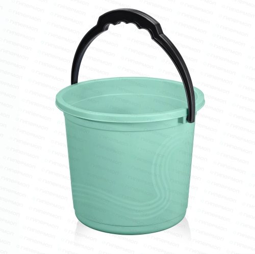 Ведро 12 л  ВОЛНА (светло-мятный)