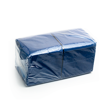 Салфетки 24х24см синие БИГПАК 400шт/уп. (1/18)