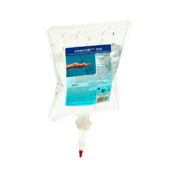 Дезинфицирующее средство Альбасофт гель 100021-0800 в картридже 800 мл S1 (1/6)