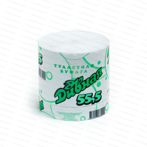 Туалетная бумага Дивная без втулки 55м (1/30)
