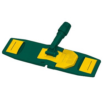 Универсальный держатель мопа (флаундер) Premium 40см, зелено-желтый