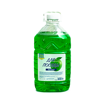 Средство для мытья посуды "Первая цена" яблоко 5л