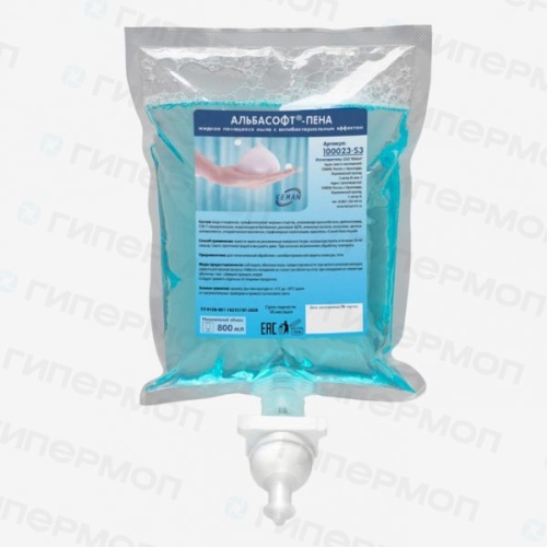 Мыло-пена для рук в мягком картридже для TORK  (S3) - 800мл. (1/6)