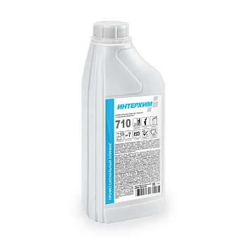 ИНТЕРХИМ 710, 1л. Универсальное средство очистки с защитным эффектом без разводов (1/10)