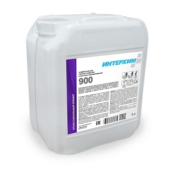 ИНТЕРХИМ 900 Универсальное ПЕННОЕ средство очистки и обезжиривания 5л. (1/2)