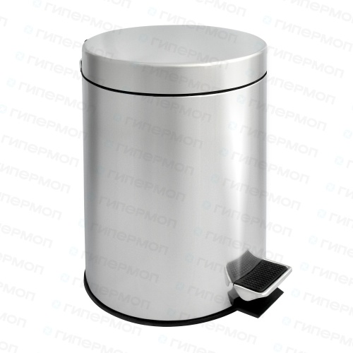 Урна хромированная с механизмом поднятия крышки Solinne 12 л