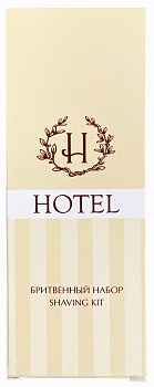 Hotel Бритвенный набор в картоне, гель в саше 6 гр. (1/200)