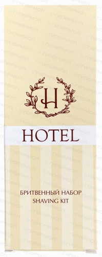 Hotel Бритвенный набор в картоне, гель в саше 6 гр. (1/200)