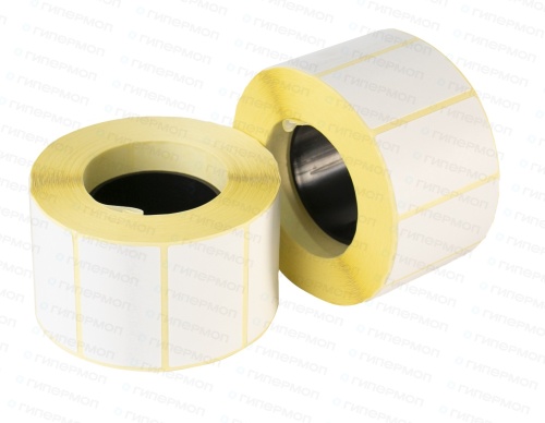 Термоэтикетки ЭКО 43х25 (900шт./рул. 8 рул.  в спайке, 80 рул. в кор) ВЫБИВАЕМ только по 8 РУЛ.