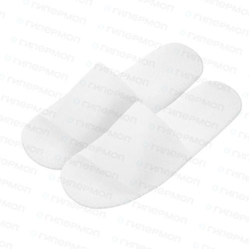 Тапочки одноразовые Антикризисные, 4 мм, белый (1/25/150)