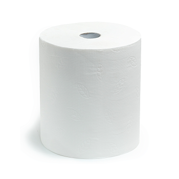 Полотенца бумажные в рулоне под диспенсер 150 м, 2-сл., тиснение соты, узкая втулка 38мм (1/6)