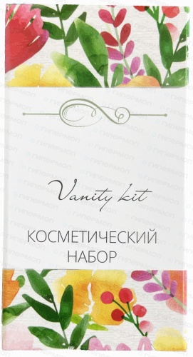 Акварели Косметический набор в картоне, 3 ват.пал. 2 ват.диска (1/400)
